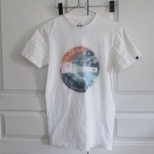 Quicksilver Boys 100% Cotton White Tee
